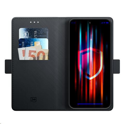 3mk flipové pouzdro Wallet Case pro Xiaomi Redmi 13 5G, černá