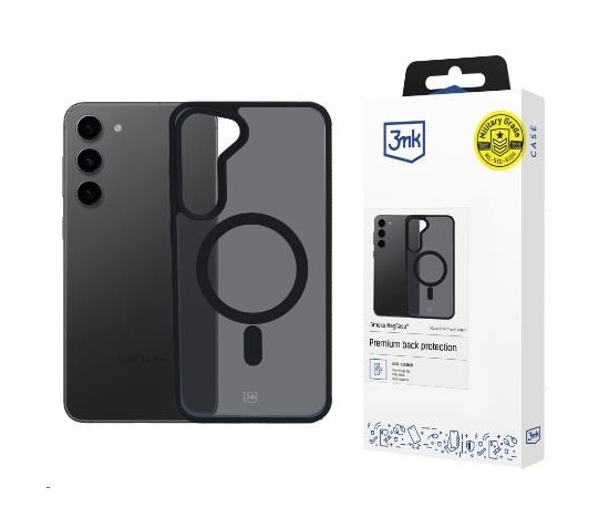 3mk ochranné pouzdro Smoke MagCase pro Apple iPhone 13/14, černá