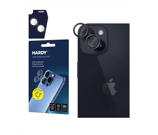 3mk ochrana kamery HARDY Lens Protection Pro pro iPhone 15/15 Plus, černá