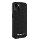 Karl Lagerfeld PU Quilted Pattern Zadní Kryt pro iPhone 15 Black