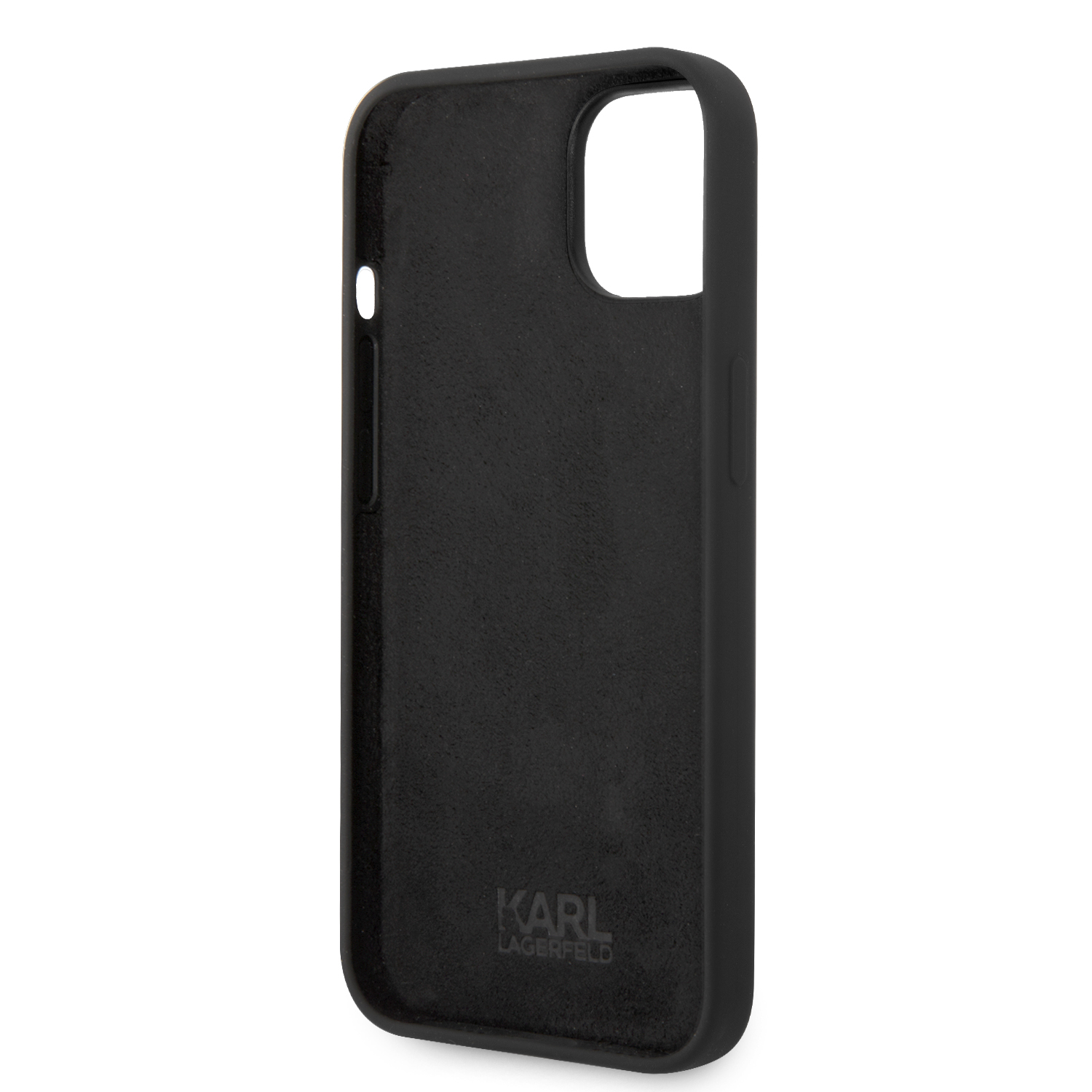 Karl Lagerfeld Liquid Silicone Karl Head Zadní Kryt pro iPhone 14 Plus Black