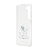 Karl Lagerfeld PC/TPU Choupette Eat Zadní Kryt pro Samsung Galaxy S23 Transparent