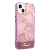 Guess PC/TPU Jungle Zadní Kryt pro iPhone 14 Plus Pink