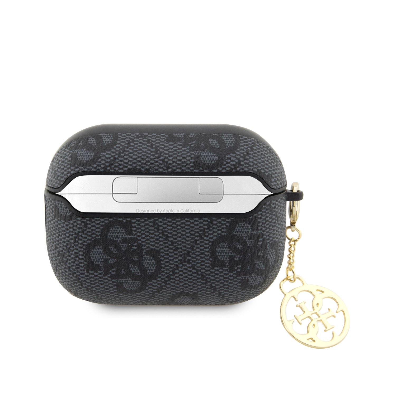 Guess 4G Script PC/PU Charm Pouzdro pro AirPods Pro 2 Black