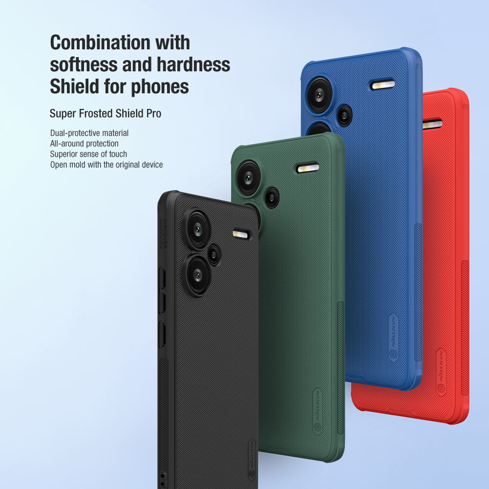 Nillkin Super Frosted PRO Zadní Kryt pro Xiaomi Redmi Note 13 Pro+ 5G Deep Green