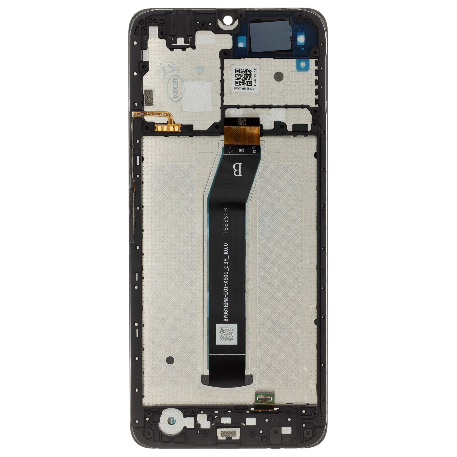 LCD + dotyk + přední kryt pro Xiaomi Redmi A3, black (Service Pack)