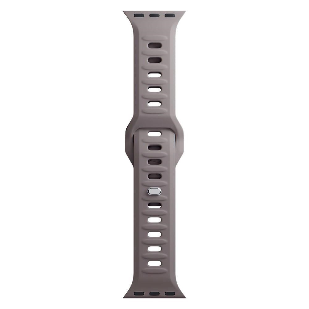 Řemínek 3mk Silicone Watch Strap pro Apple 42/44/45/49 mm, taupe