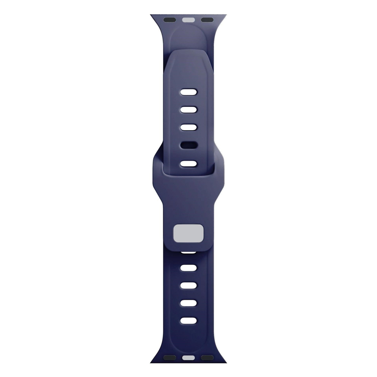 Řemínek 3mk Silicone Watch Strap pro Apple 42/44/45/49 mm, modrá