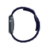 Řemínek 3mk Silicone Watch Strap pro Apple 42/44/45/49 mm, modrá