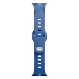 3mk Silicone Watch Strap pro Apple 42/44/45/49 mm, modrá