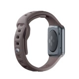 Řemínek 3mk Silicone Watch Strap pro Apple 38/40/41 mm, taupe