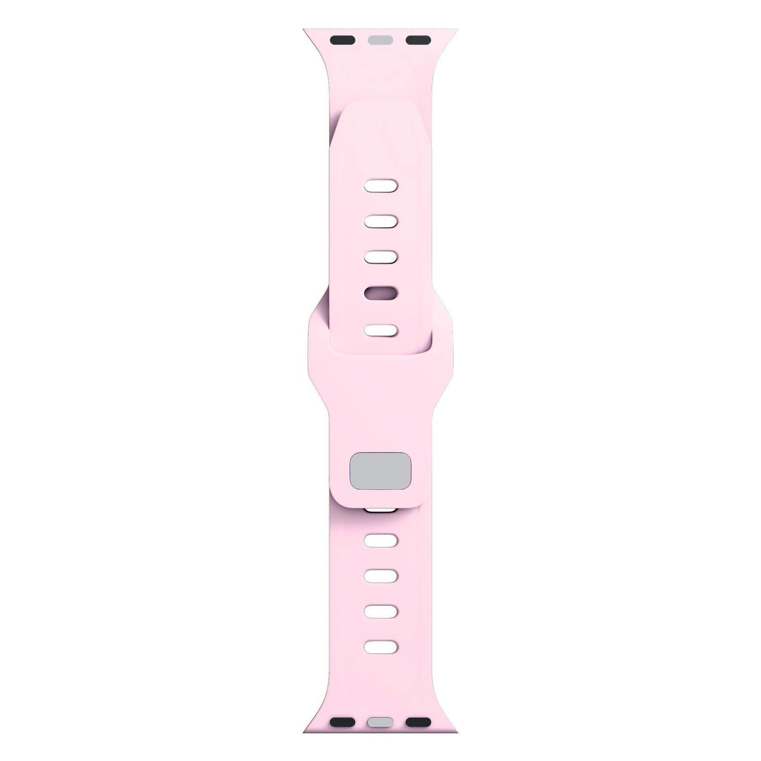 Řemínek 3mk Silicone Watch Strap pro Apple 38/40/41 mm, pudrově růžová