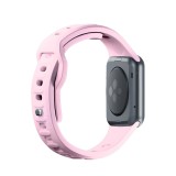 Řemínek 3mk Silicone Watch Strap pro Apple 38/40/41 mm, pudrově růžová