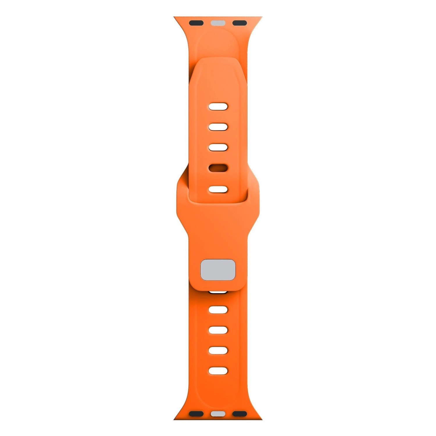 Řemínek 3mk Silicone Watch Strap pro Apple 38/40/41 mm, oranžová