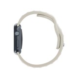 Řemínek 3mk Silicone Watch Strap pro Apple 38/40/41 mm, nude