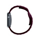 Řemínek 3mk Silicone Watch Strap pro Apple 38/40/41 mm, vínová