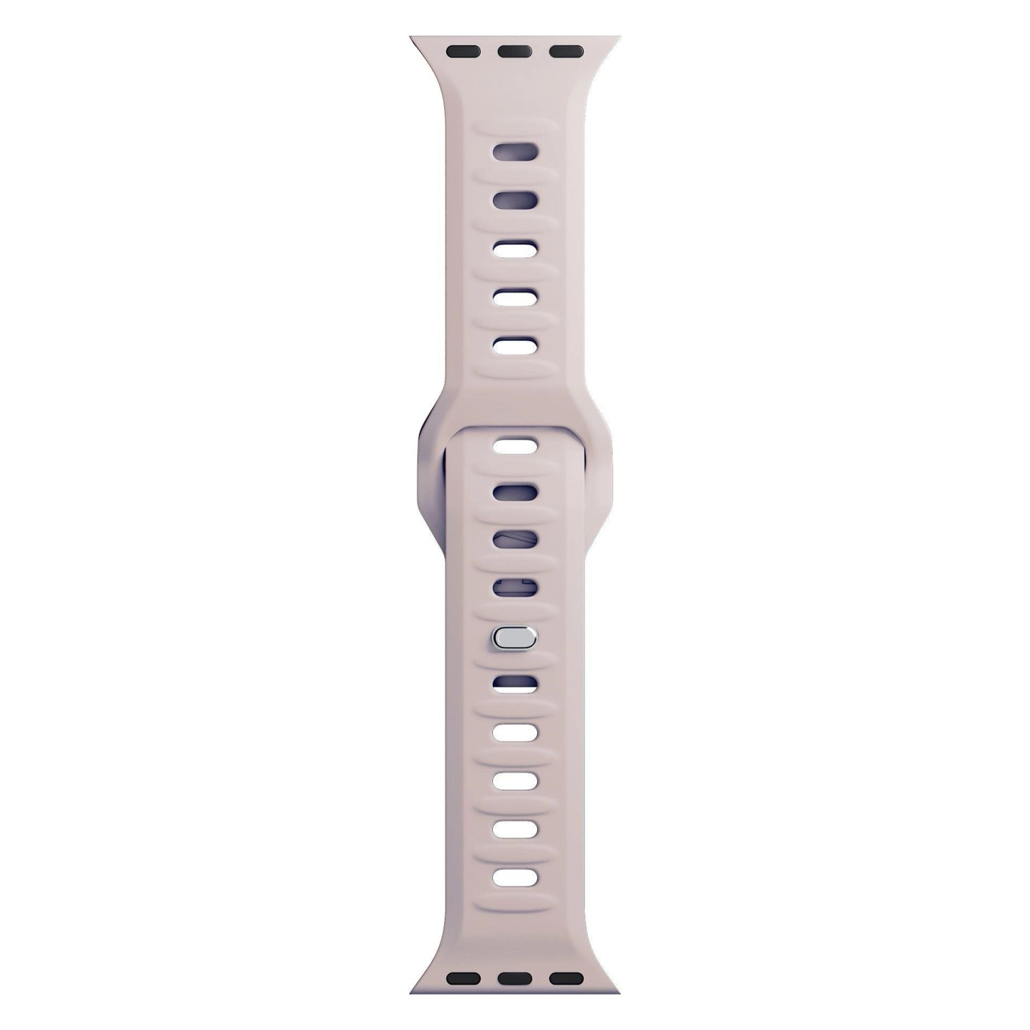 Řemínek 3mk Silicone Watch Strap pro Apple 38/40/41 mm, latte