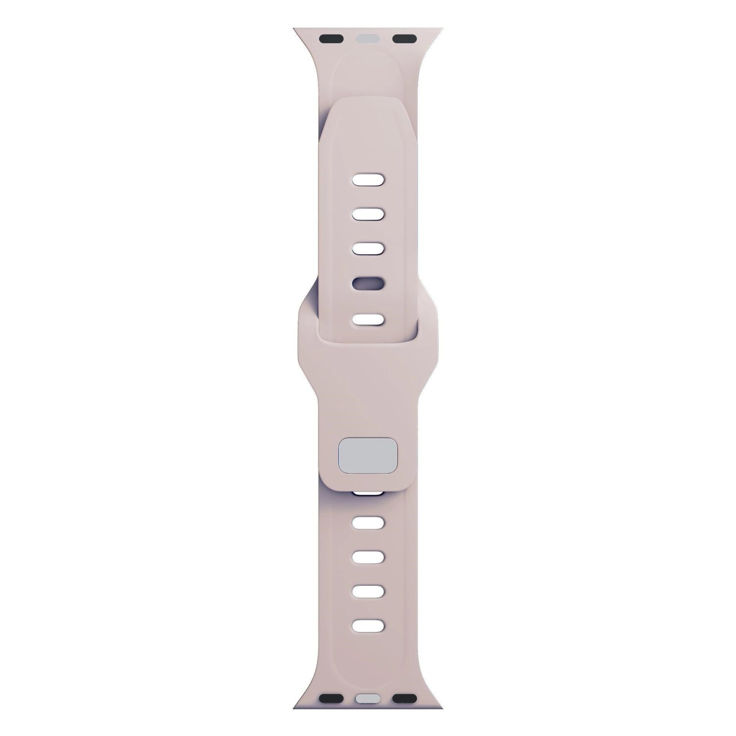 Řemínek 3mk Silicone Watch Strap pro Apple 38/40/41 mm, latte