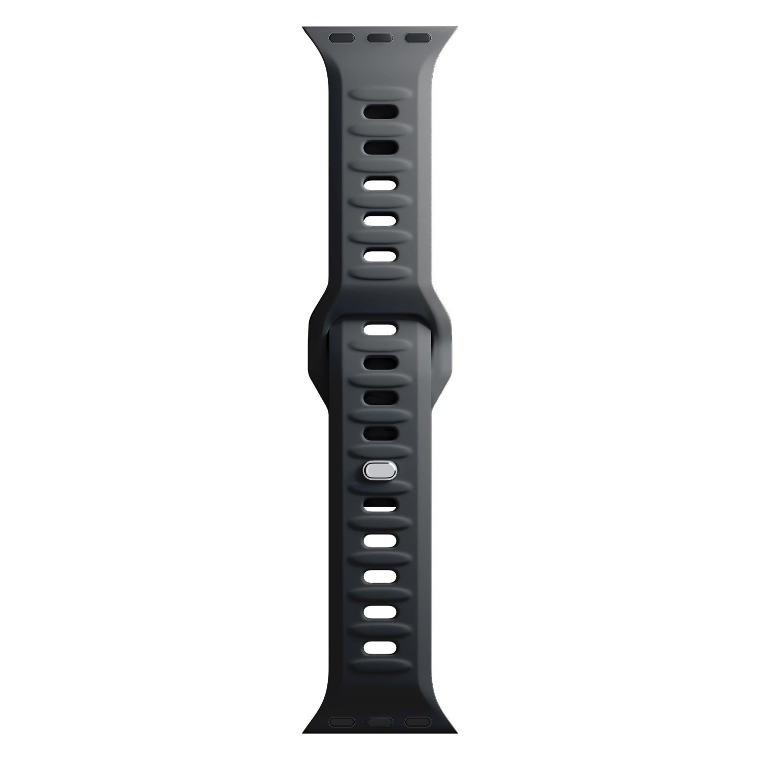 Řemínek 3mk Silicone Watch Strap pro Apple 38/40/41 mm, černá