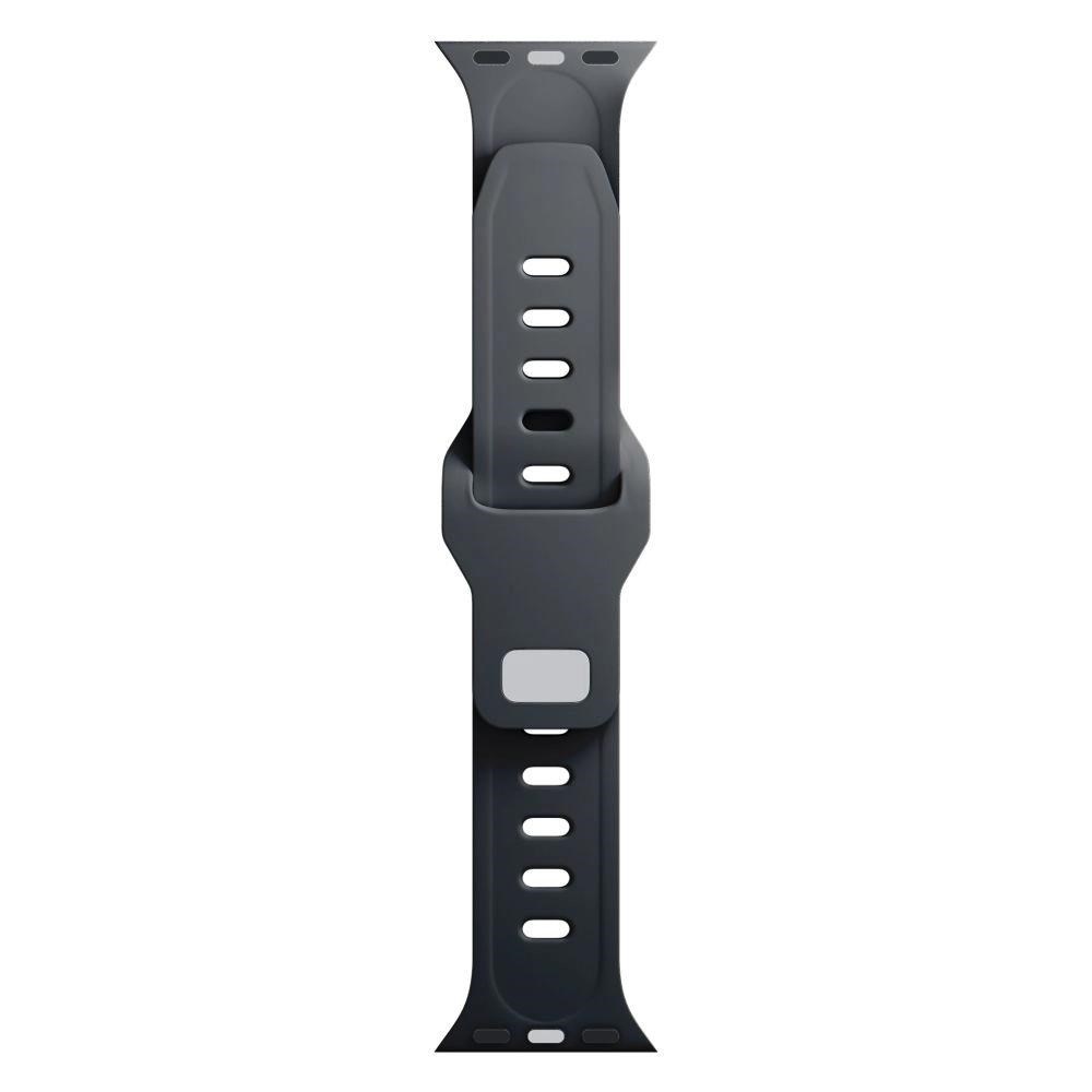 Řemínek 3mk Silicone Watch Strap pro Apple 38/40/41 mm, černá