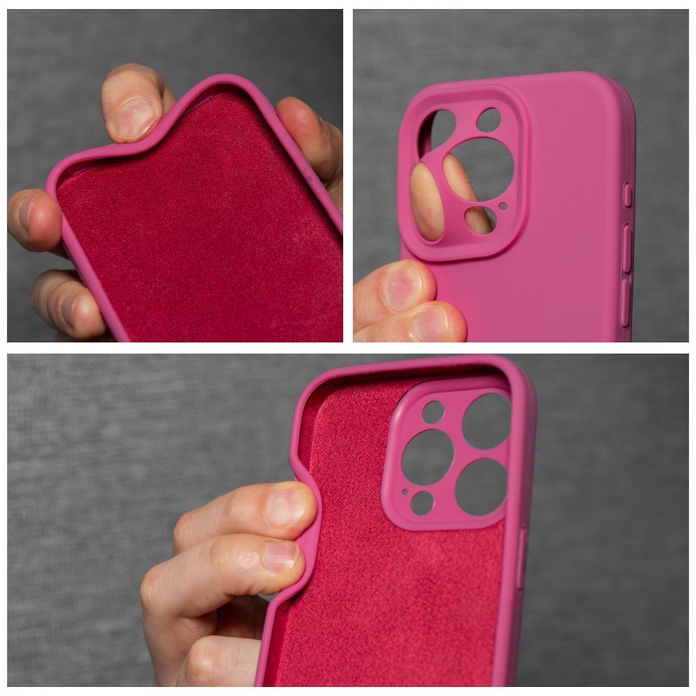 Case SILICONE 2mm for IPHONE 16 Plus pink