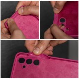 Case SILICONE 2mm for MOTOROLA EDGE 50 Pro pink