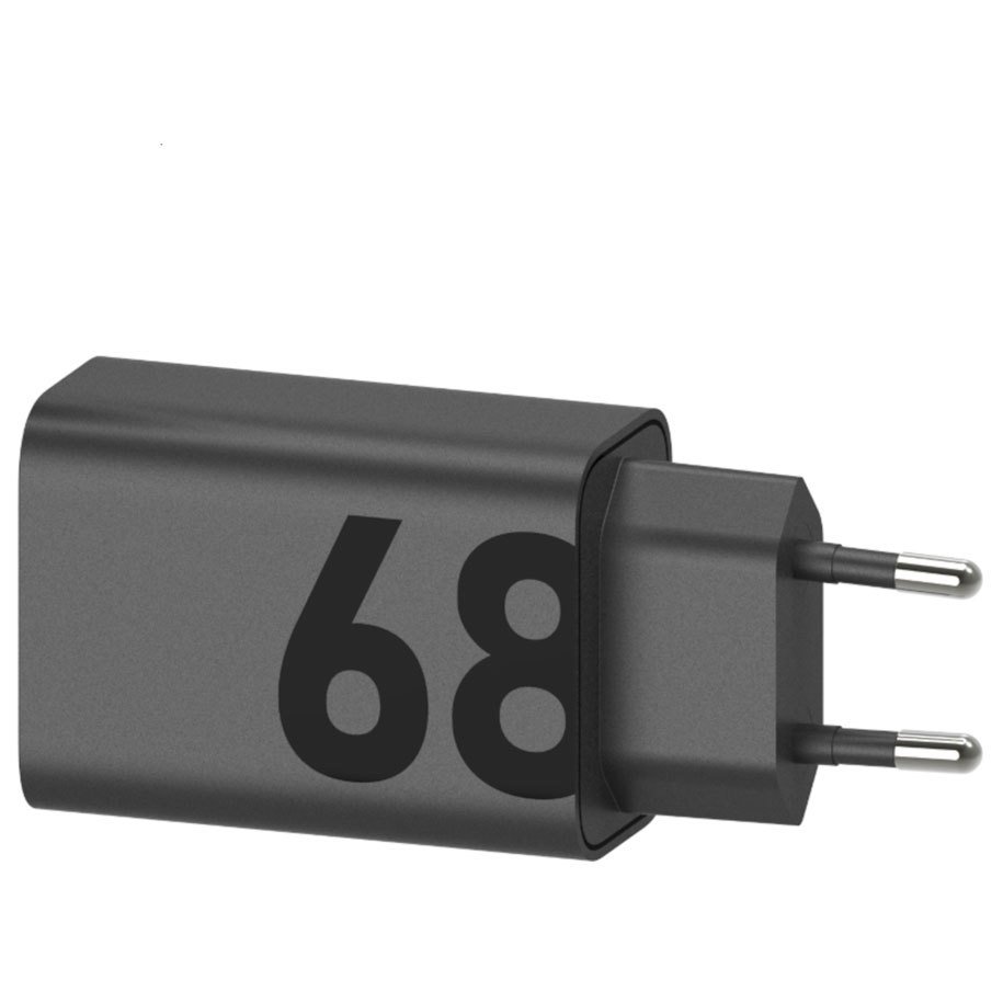 Motorola TurboPower 68W + 1m USB-C kabel, černá