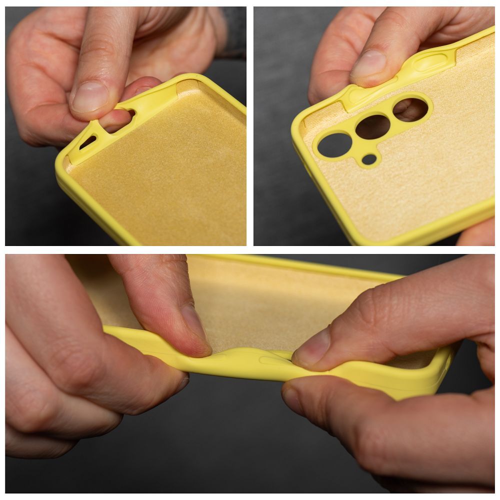 Case SILICONE 2mm for HONOR X8B lemon