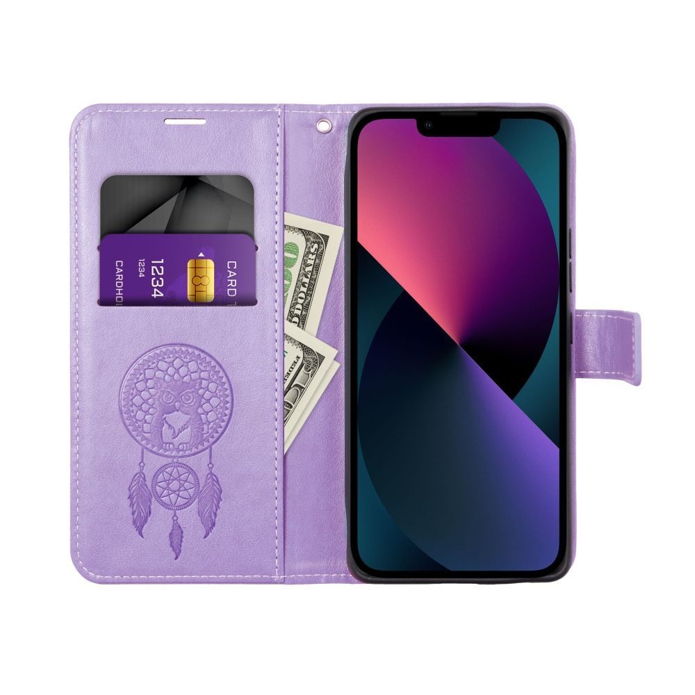 MEZZO Book case for IPHONE 16 Pro Max dreamcatcher purple