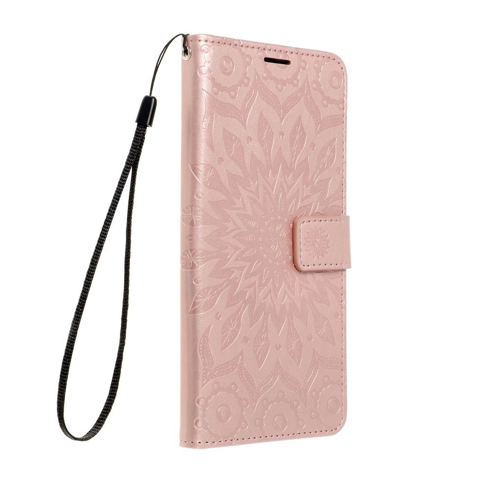 Flipové pouzdro MEZZO Book case pro Apple iPhone 13, mandala rose gold