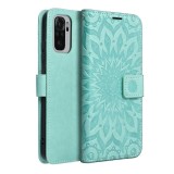 MEZZO Book case for XIAOMI Redmi Note 10 Pro mandala green