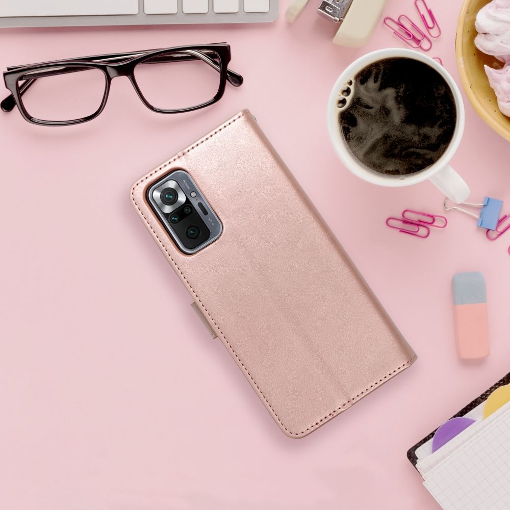 MEZZO Book case for XIAOMI Redmi Note 10 / 10S mandala rose gold