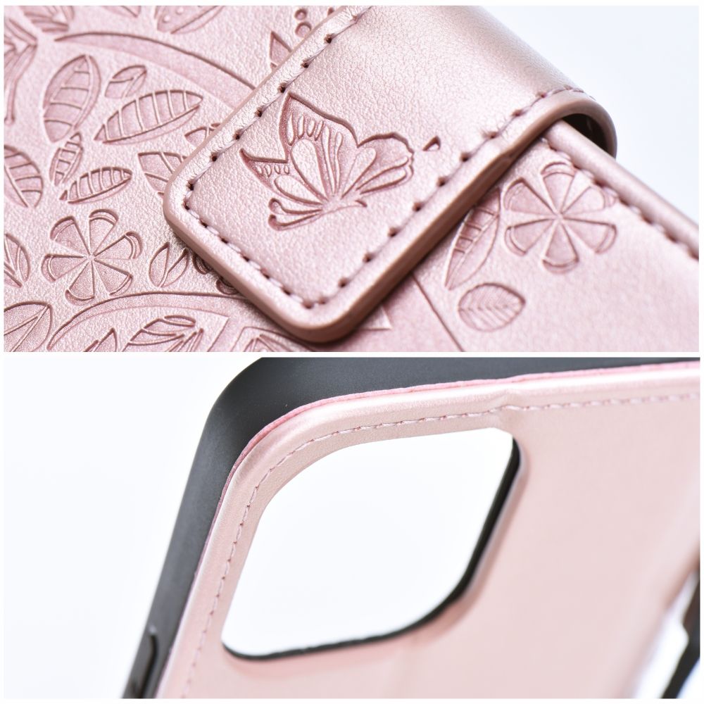 MEZZO Book case for XIAOMI Redmi Note 10 / 10S tree rose gold