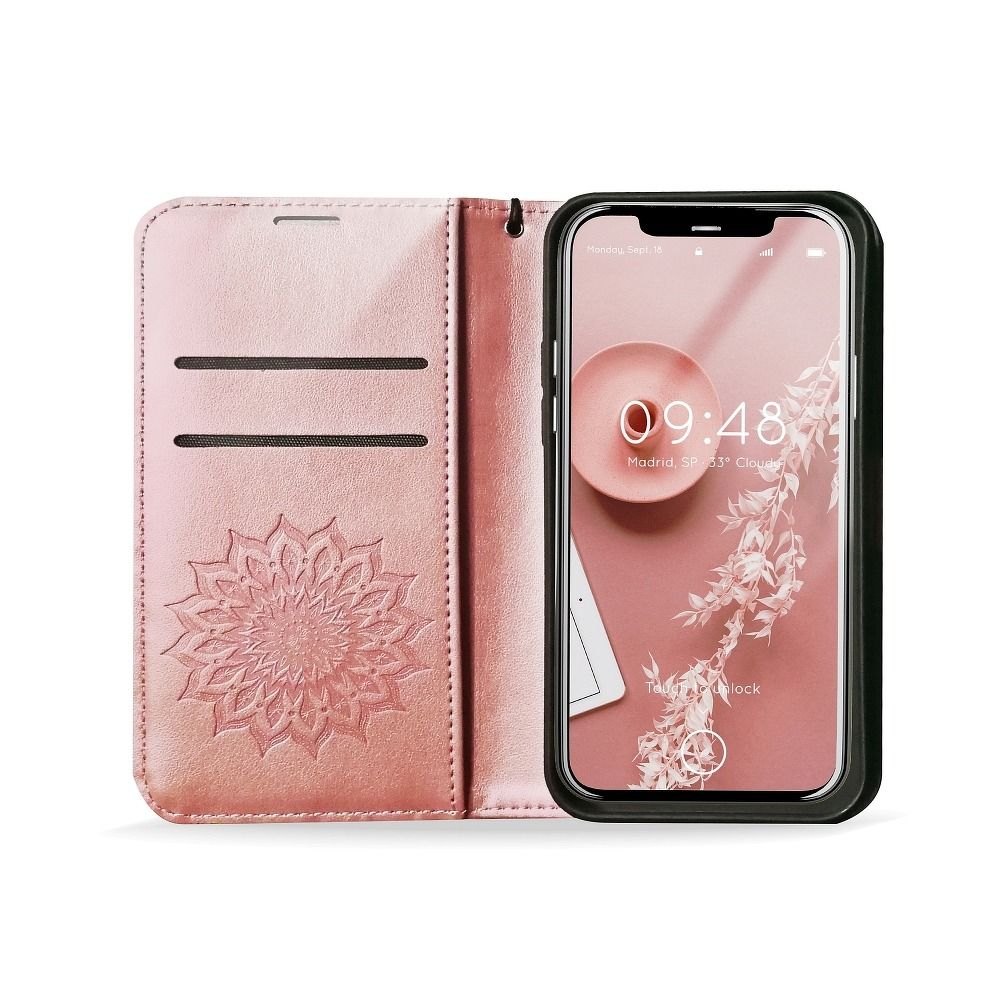 MEZZO Book case for SAMSUNG S20 FE / S20 FE 5G mandala rose gold