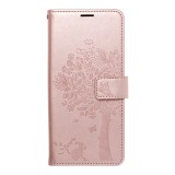 Flipové pouzdro MEZZO Book case pro Samsung Galaxy S22, tree rose gold