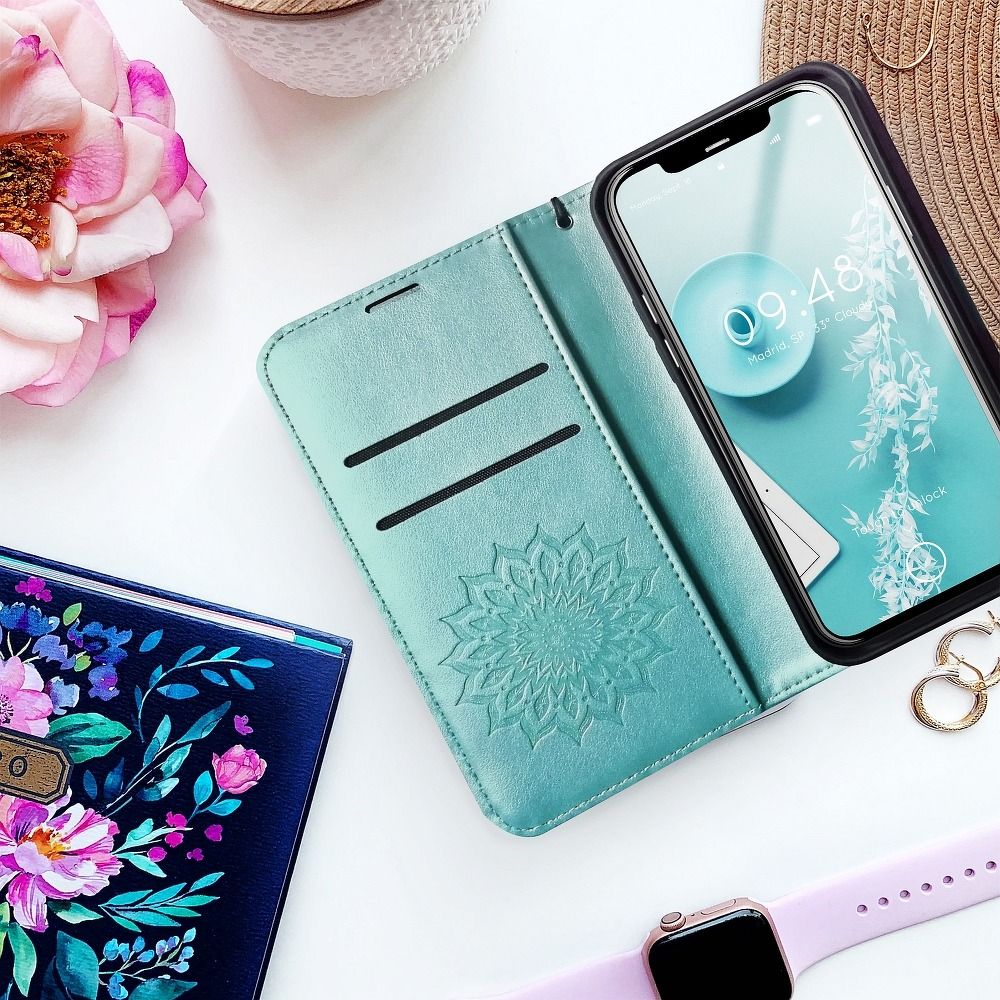 MEZZO Book case for SAMSUNG A22 5G mandala green