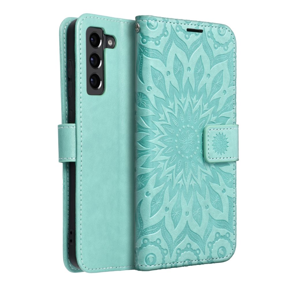 MEZZO Book case for SAMSUNG S21 FE mandala green