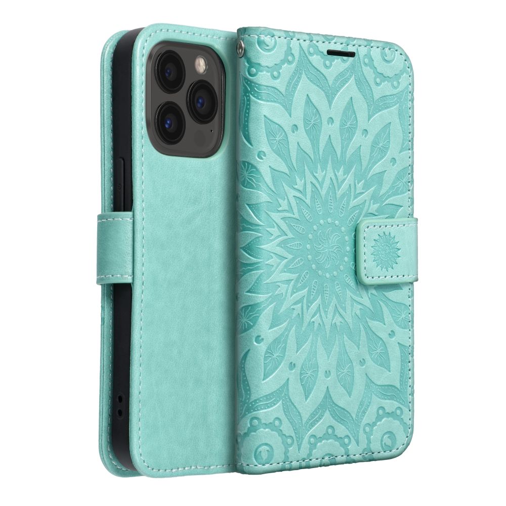 MEZZO Book case for IPHONE 13 Pro mandala green