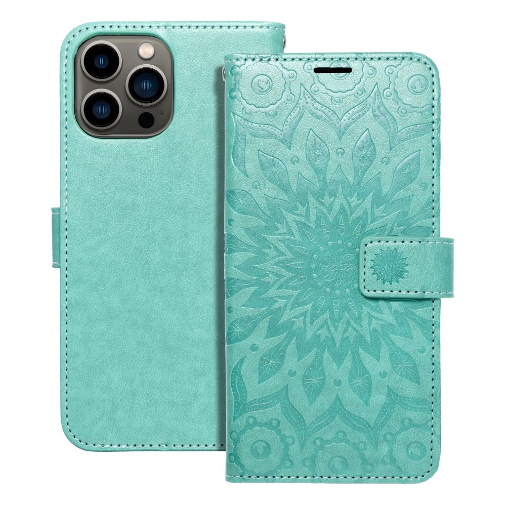 MEZZO Book case for IPHONE 13 Pro Max mandala green