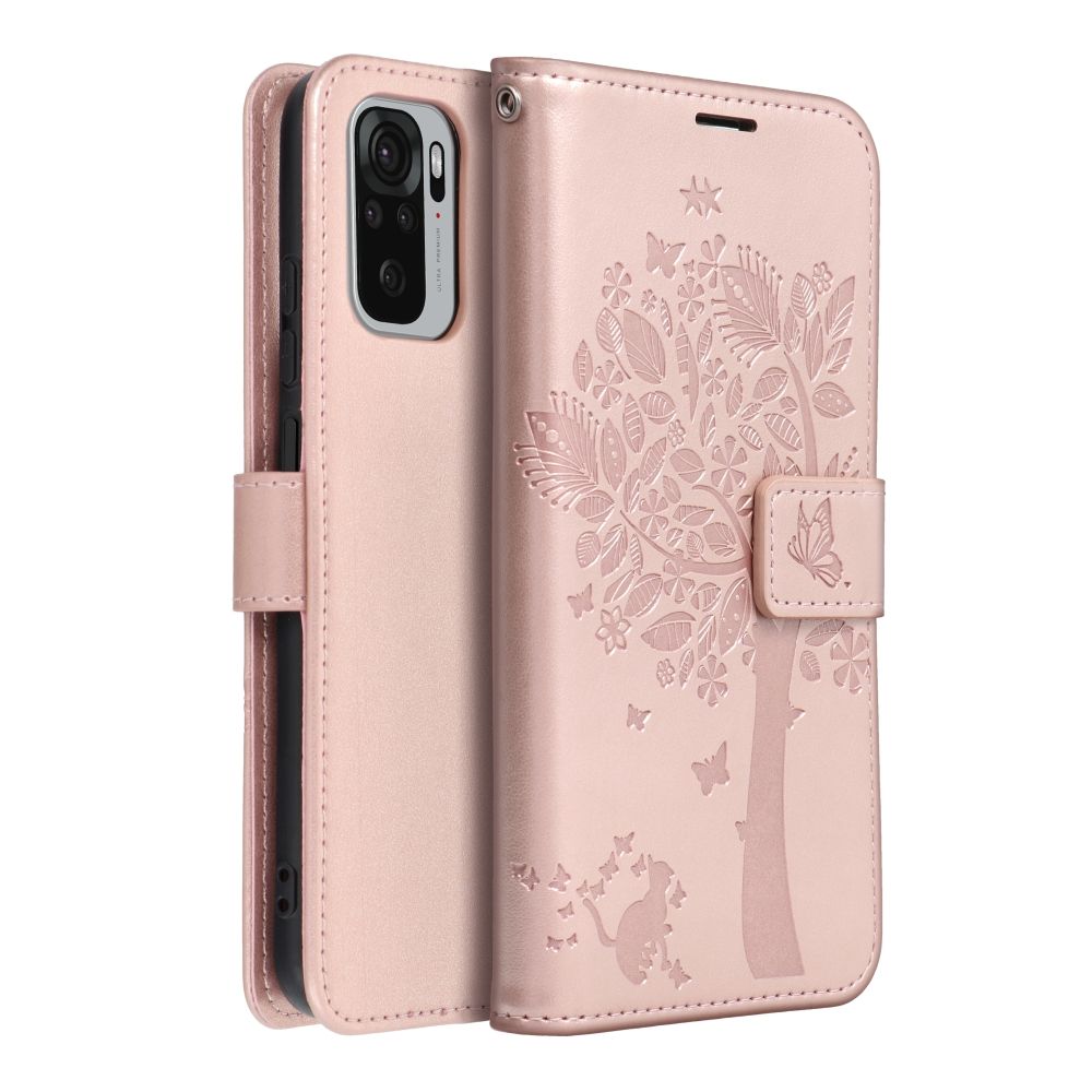 MEZZO Book case for XIAOMI Mi 11 Lite 5G / Mi 11 Lite LTE ( 4G ) / Mi 11 Lite NE tree rose gold