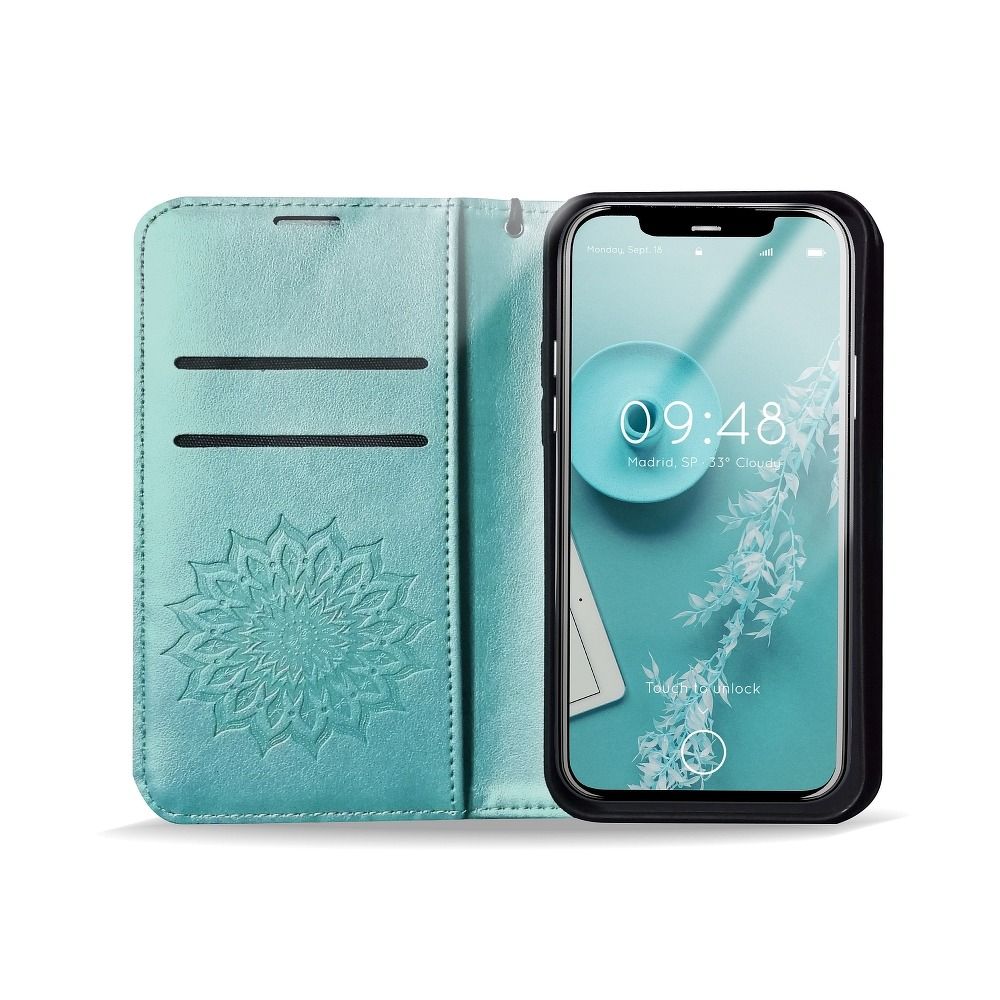 MEZZO Book case for SAMSUNG S21 mandala green