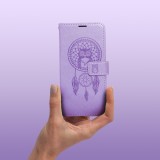 MEZZO Book case for SAMSUNG S23 Ultra dreamcatcher purple