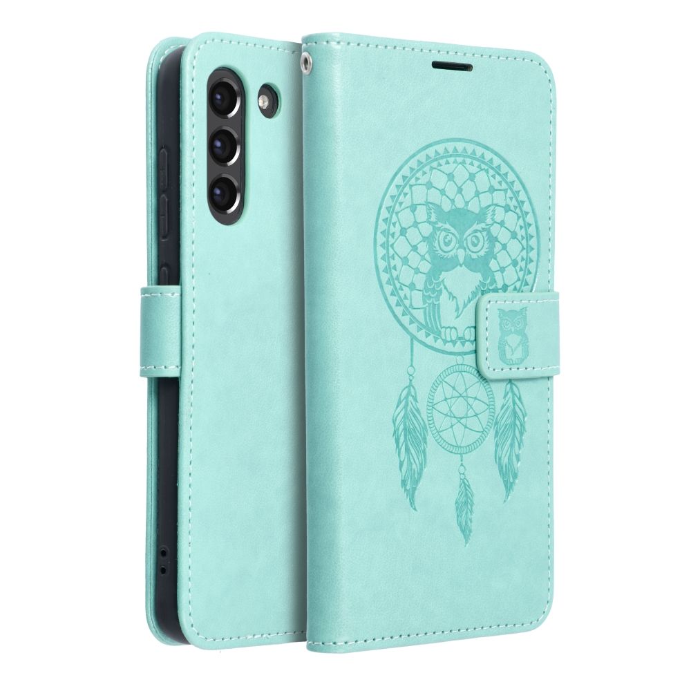 MEZZO Book case for SAMSUNG S21 FE dreamcatcher green