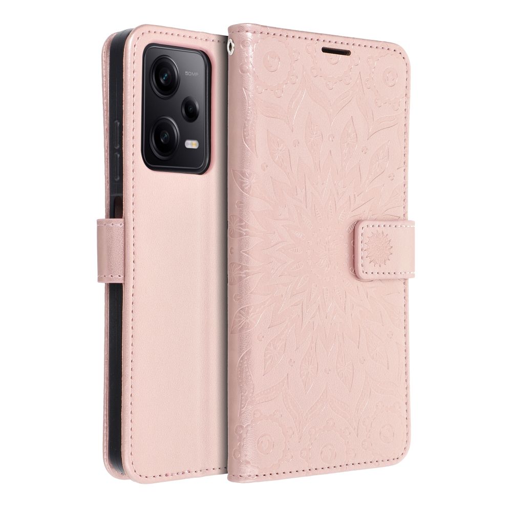 MEZZO Book case for XIAOMI Redmi Note 12 Pro 5G mandala rose gold