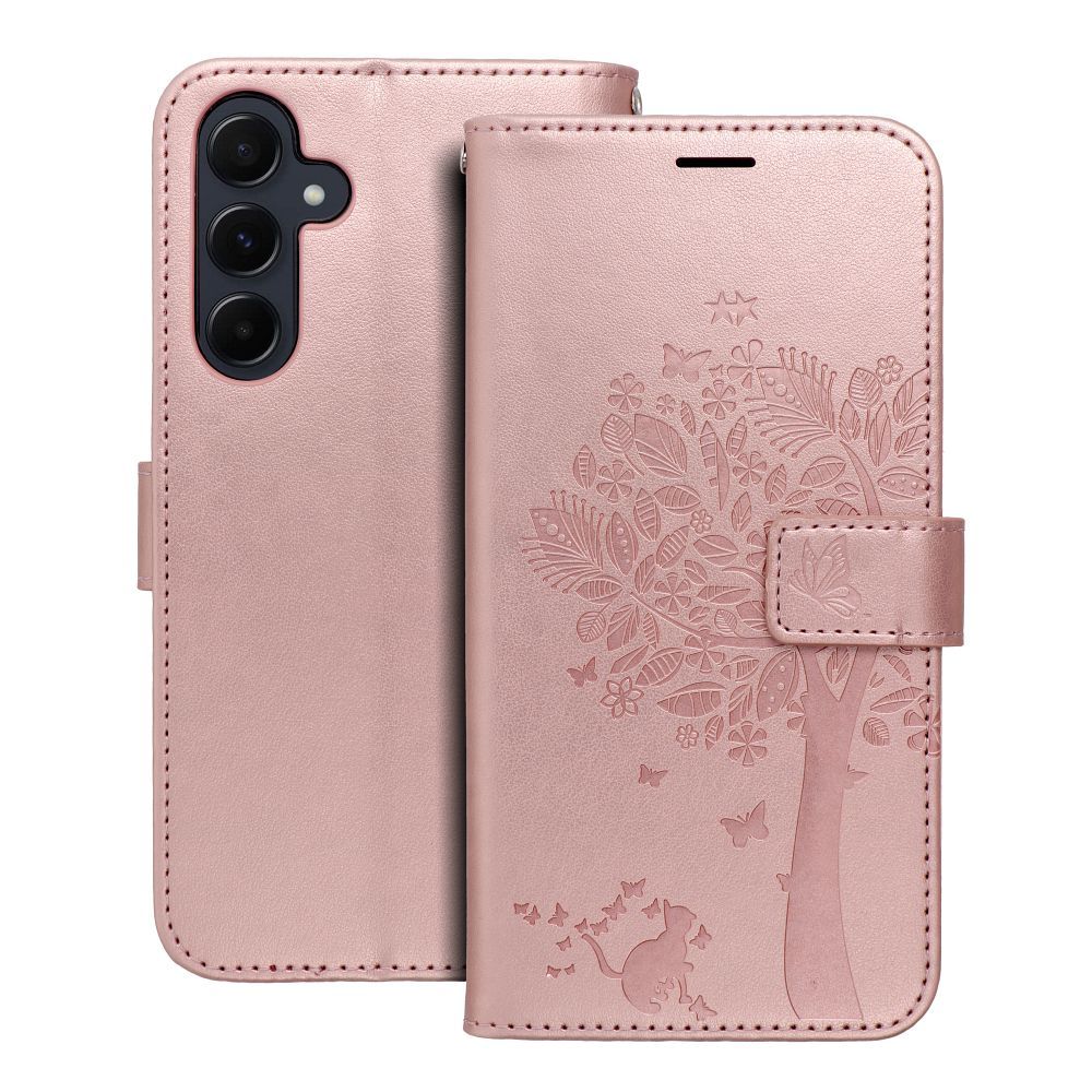 MEZZO Book case for SAMSUNG A55 5G tree rose gold