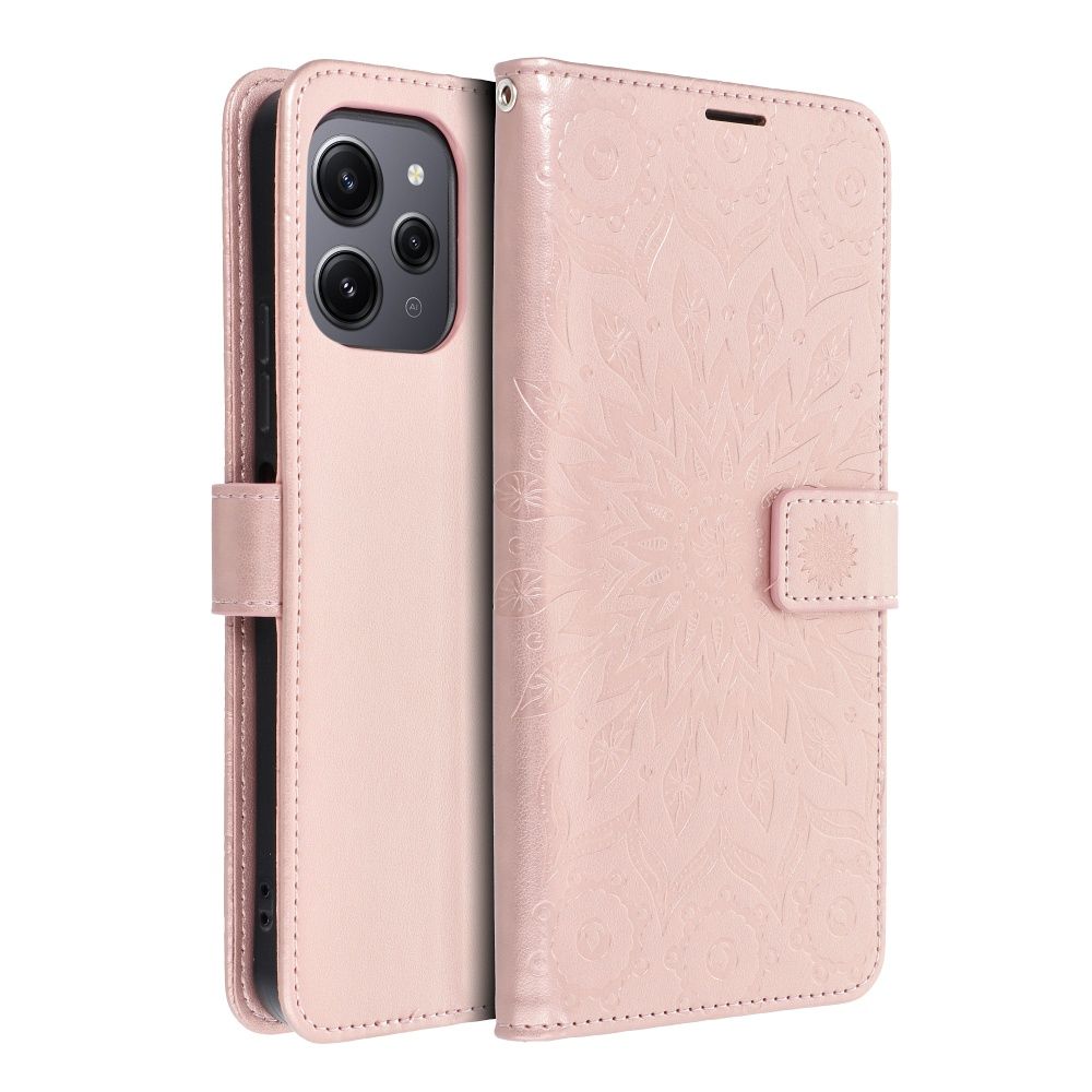 MEZZO Book case for XIAOMI Redmi 12 4G / 12 5G mandala rose gold