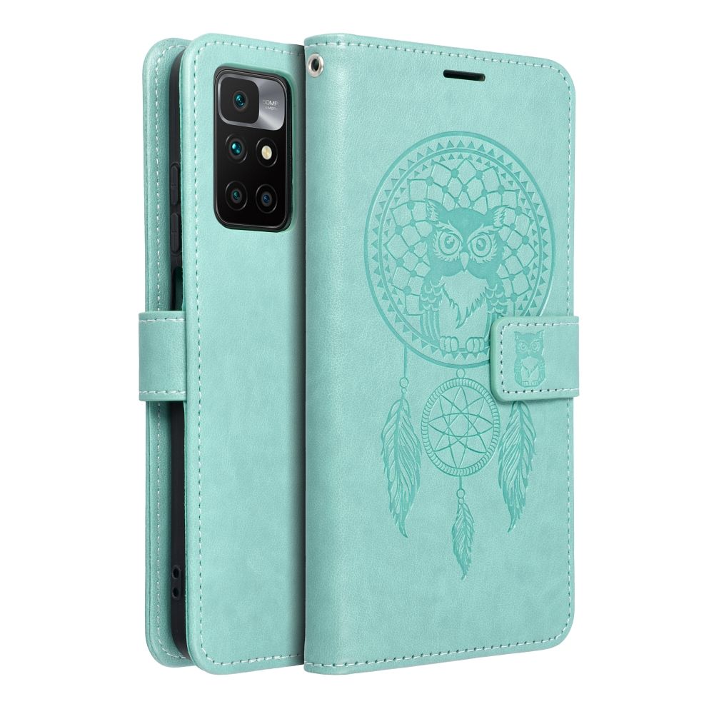 MEZZO Book case for XIAOMI Redmi 10 / 10 2022 dreamcatcher green