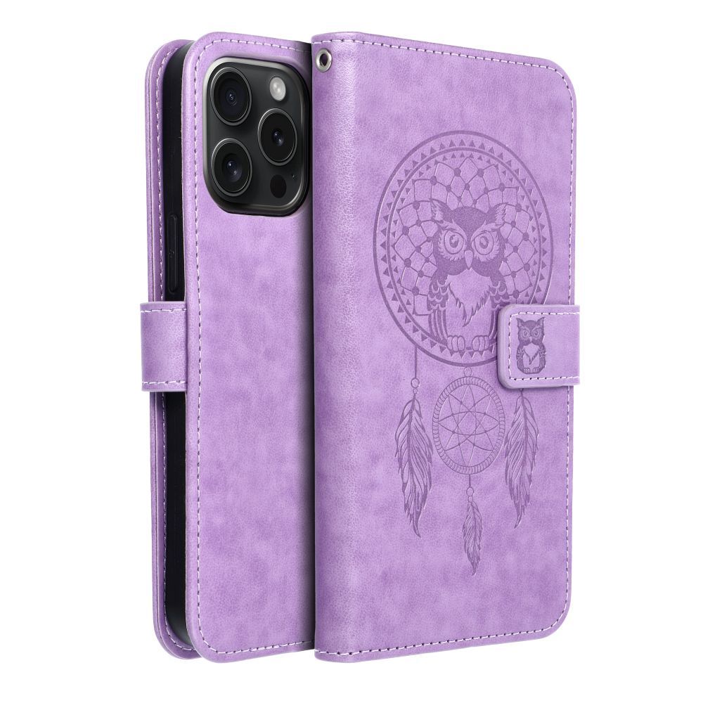 MEZZO Book case for IPHONE 15 Pro Max dreamcatcher purple