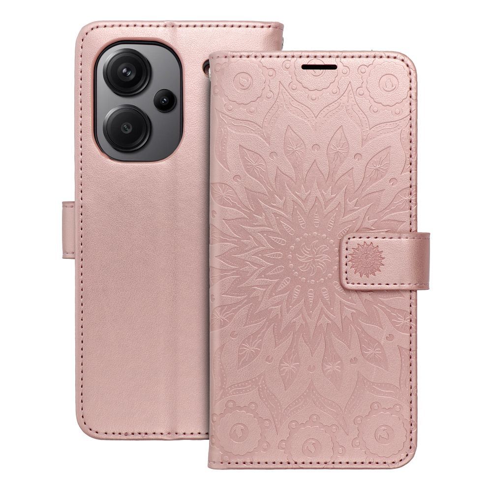 MEZZO Book case for XIAOMI Redmi Note 13 Pro Plus 5G mandala rose gold