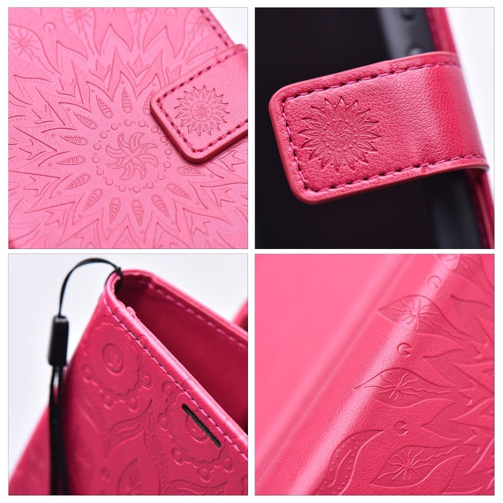 MEZZO Book case for XIAOMI Redmi 13C / POCO C65 mandala magenta